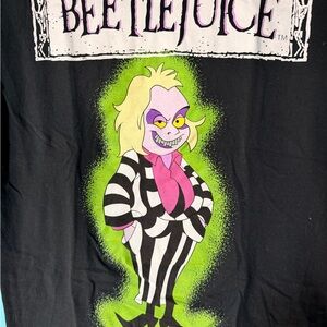 Beetlejuice animated series Black Graphic Tee